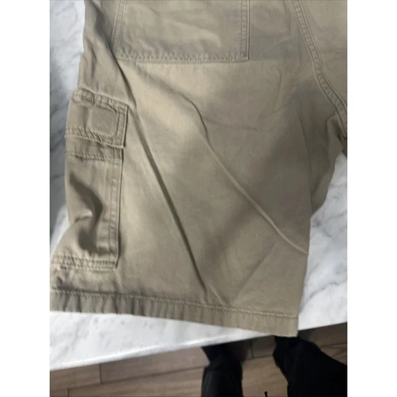 Wrangler Cargo Shorts Mens 34 60BPWGR Khaki Ripstop Outdoor Hiking - Picture 11 of 14